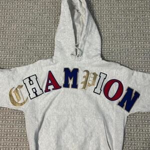 y2k Vintage 90s Champion Reverse Weave Spell out Embroidered  Hoodie